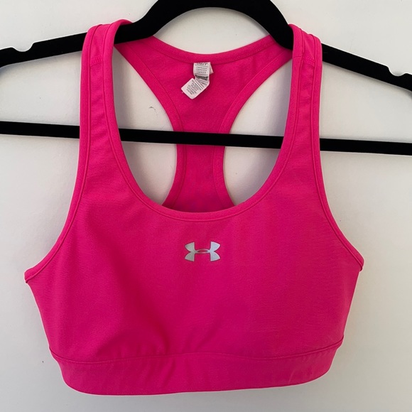 Under Armour Hot Pink Sports Bra - Picture 1 of 2